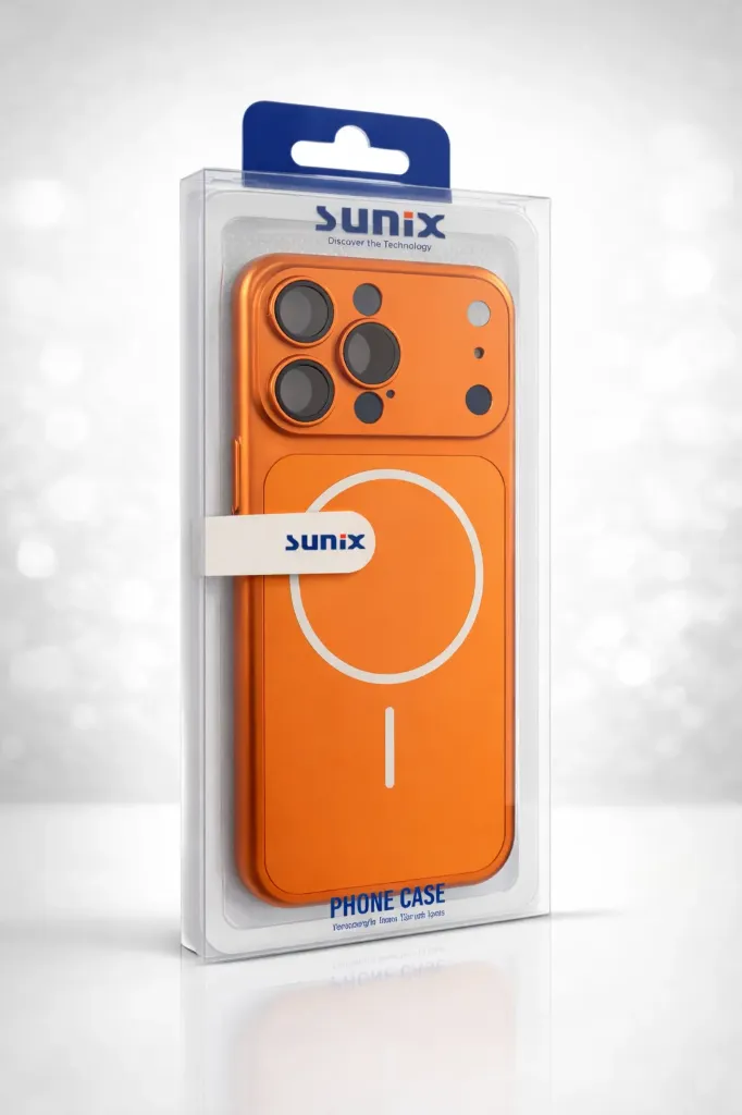 SUNIX REDESIGN CASE für iPhone 14 Pro Max – Orange – MagSafe – Stoßfest