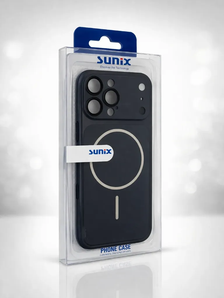 SUNIX REDESIGN CASE für iPhone 14 Pro Max – Dunkelblau – MagSafe – Stoßfest