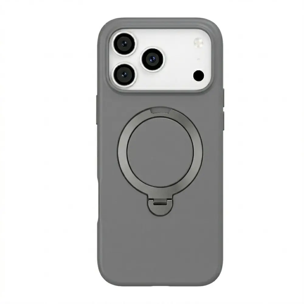 SUNIX IPHONE 15 Grau MagSafe Handyhülle Schutzcase Cover TPU Case