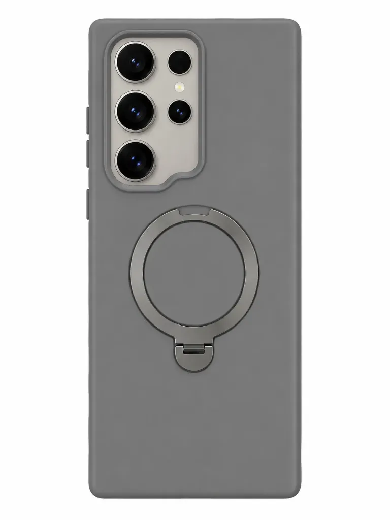 SUNIX SAMSUNG S24 ULTRA Grau MagSafe Handyhülle Schutzcase Cover TPU Case