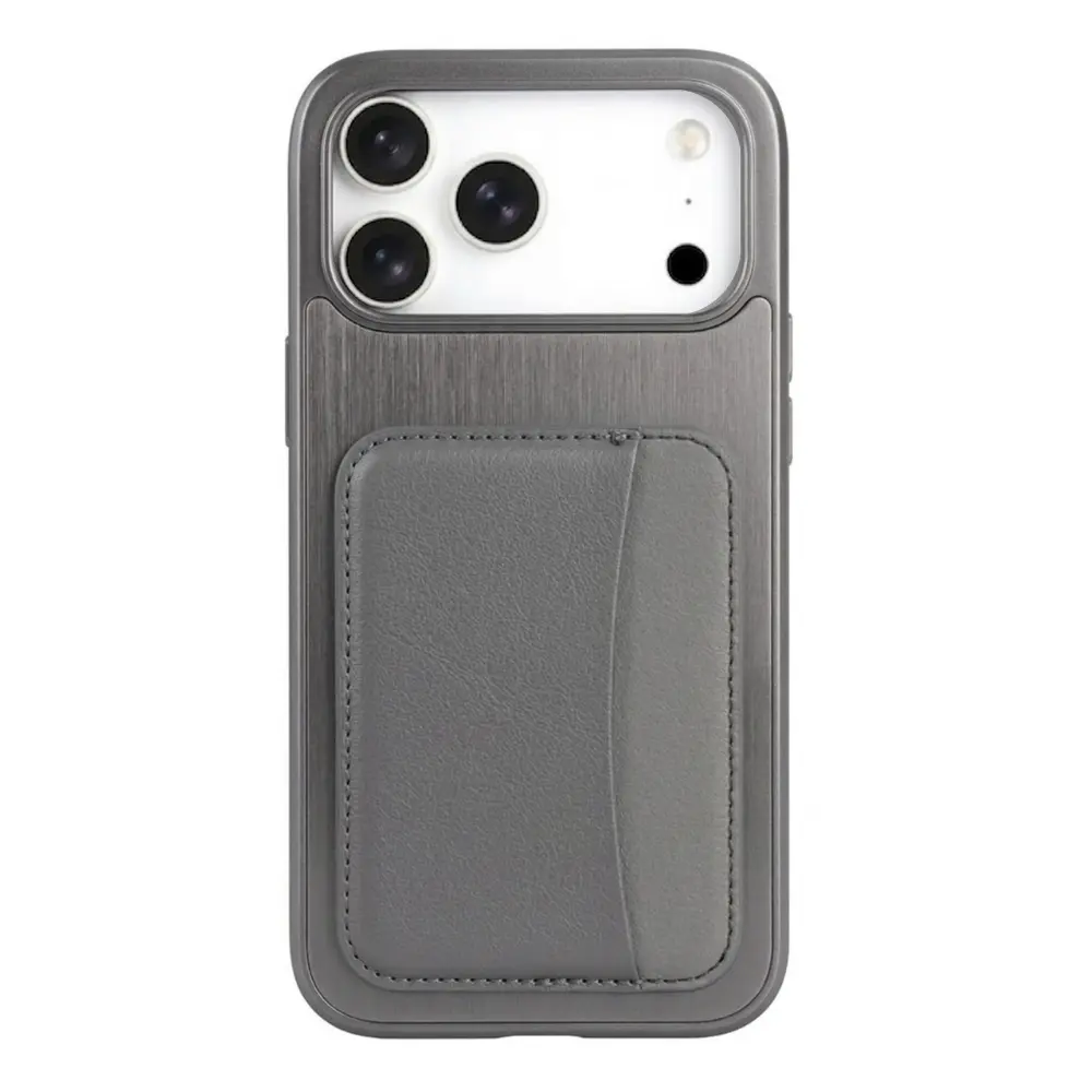 SUNIX IPHONE 16 Silber Wallet Case Klapphülle Handyhülle Kartenfach