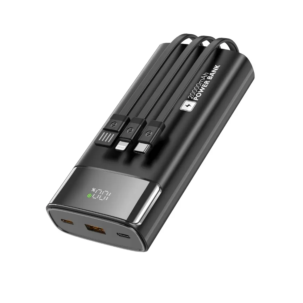 Shaza Powerbank 20000 mAh 22.5W Portable Powerbank – Schwarz