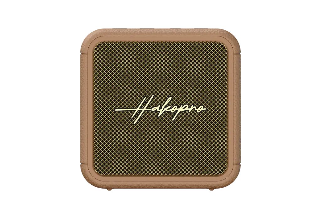 HakoPro H710 Mini Bass Bluetooth Lautsprecher 15W 1800mAh Wireless Speaker Braun