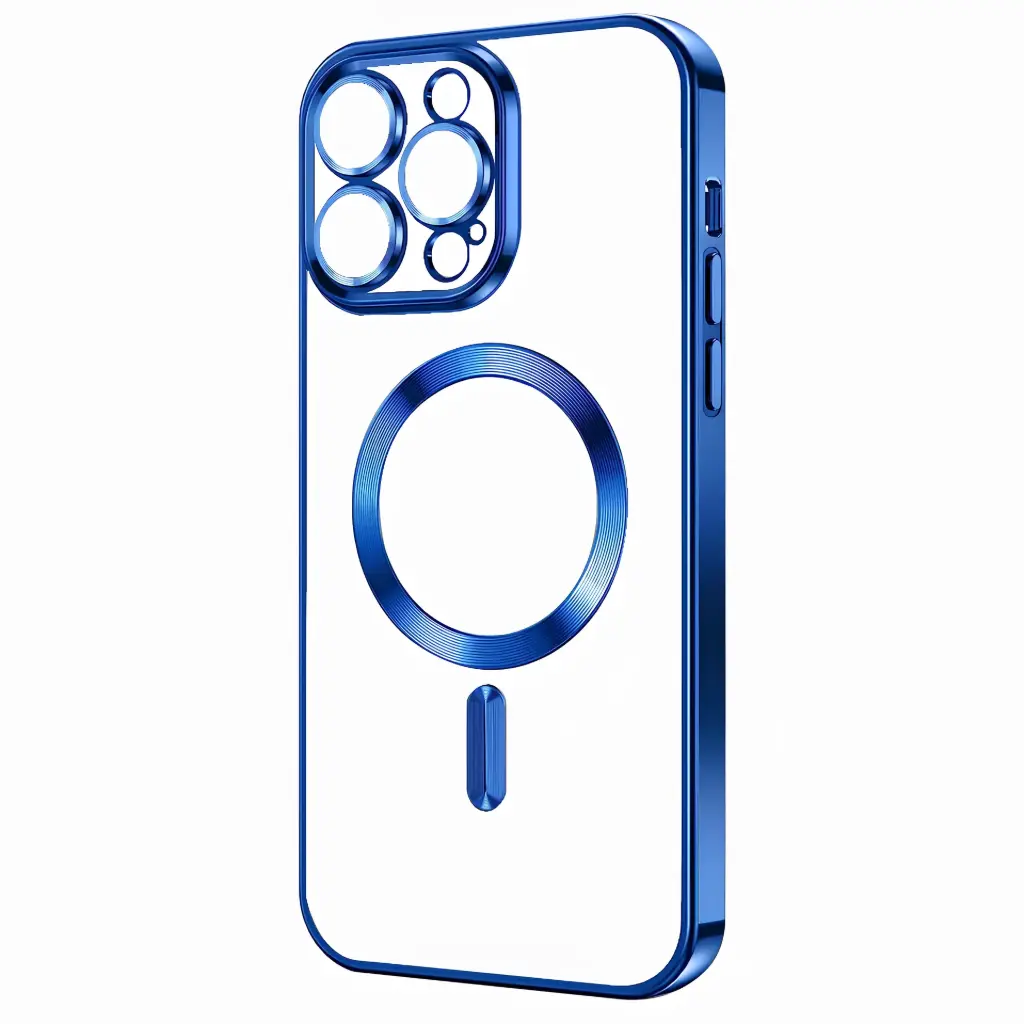 SUNIX Hülle für iPhone 18 Pro Max Design MagSafe Schutzhülle Hellblau Case