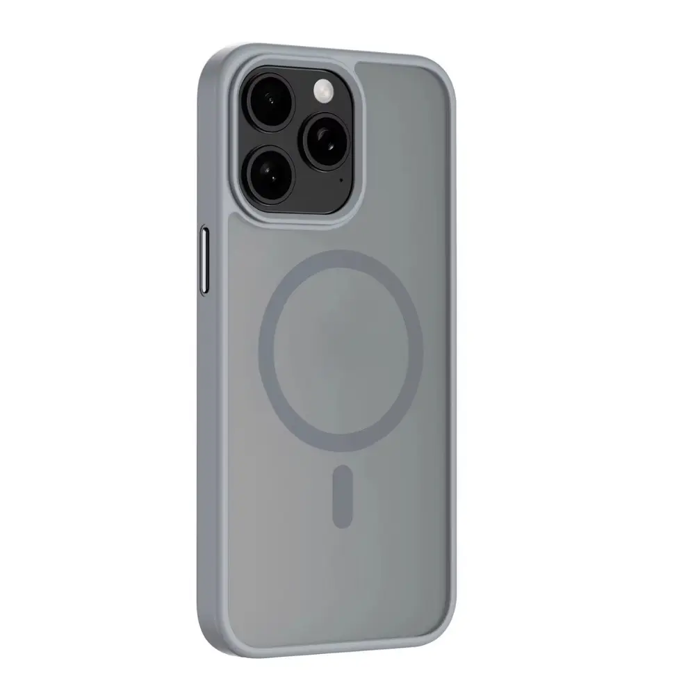 SUNIX Hülle für iPhone 18 Pro Design MagSafe Schutzhülle Silber Case