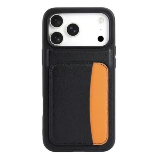 SUNIX Hülle für iPhone 18 Pro Max Mono Wallet Schutzhülle Schwarz Case