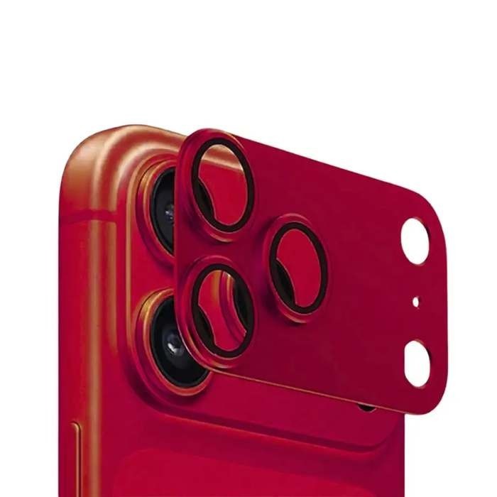 SUNIX Kameramodul Schutz für iPhone 18 Pro Dunkel Cherry