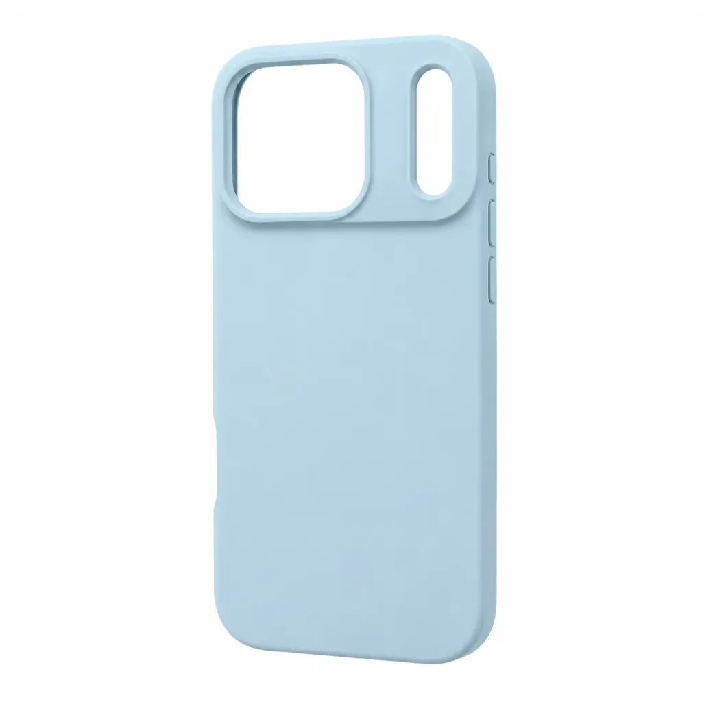 SUNIX Silikon Hülle für iPhone 18 Hellblau Schutzcase