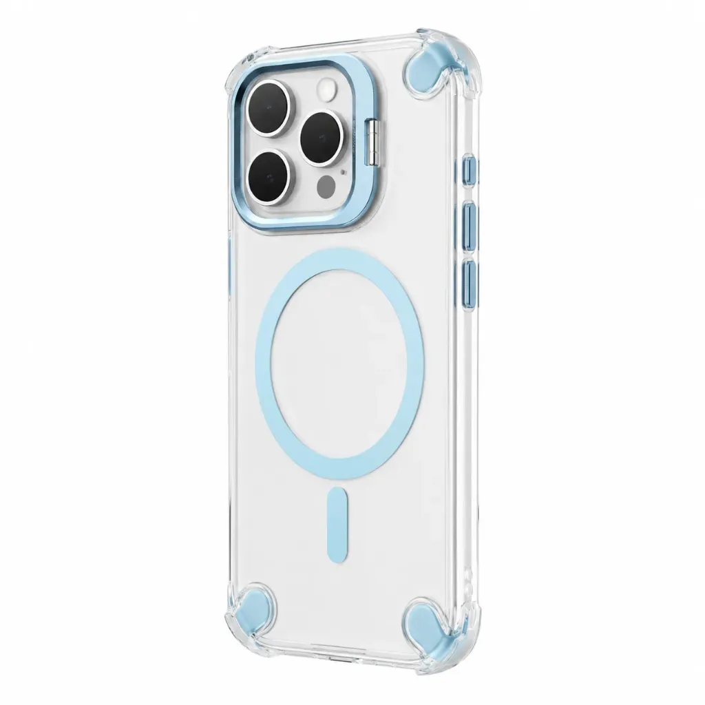 SUNIX Showy MagSafe Hülle für iPhone 18 Pro Hellblau Schutzcase