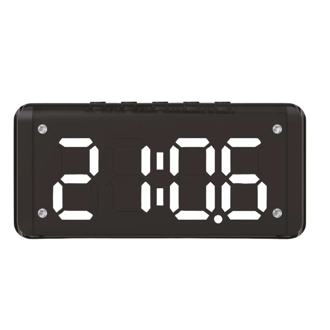 Sunix BTS-240 Bluetooth Lautsprecher Box Funk Wecker Uhr Digital Akku 6W