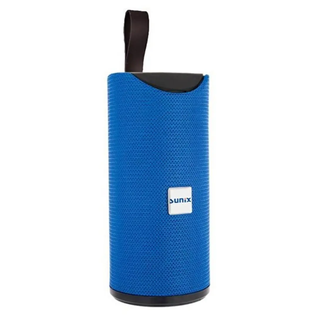 Sunix BTS-33 Bluetooth Lautsprecher Box Musik AUX USB TF-Slot Outdoor Blau Akku
