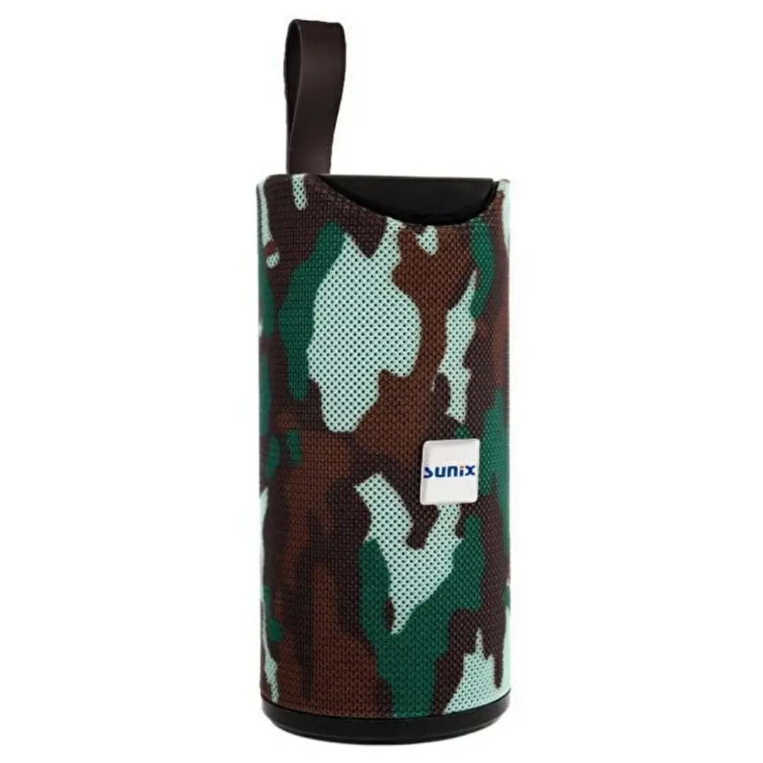 Sunix BTS-33 Bluetooth Lautsprecher Box Musik AUX USB TF Camouflage Akku