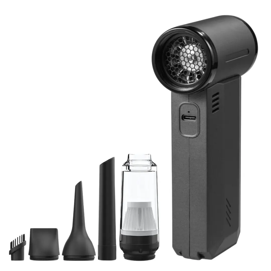 Hako Pro HPF100 Akku Auto Staubsauger Luftgebläse 2in1 Air Duster USB-C - Black