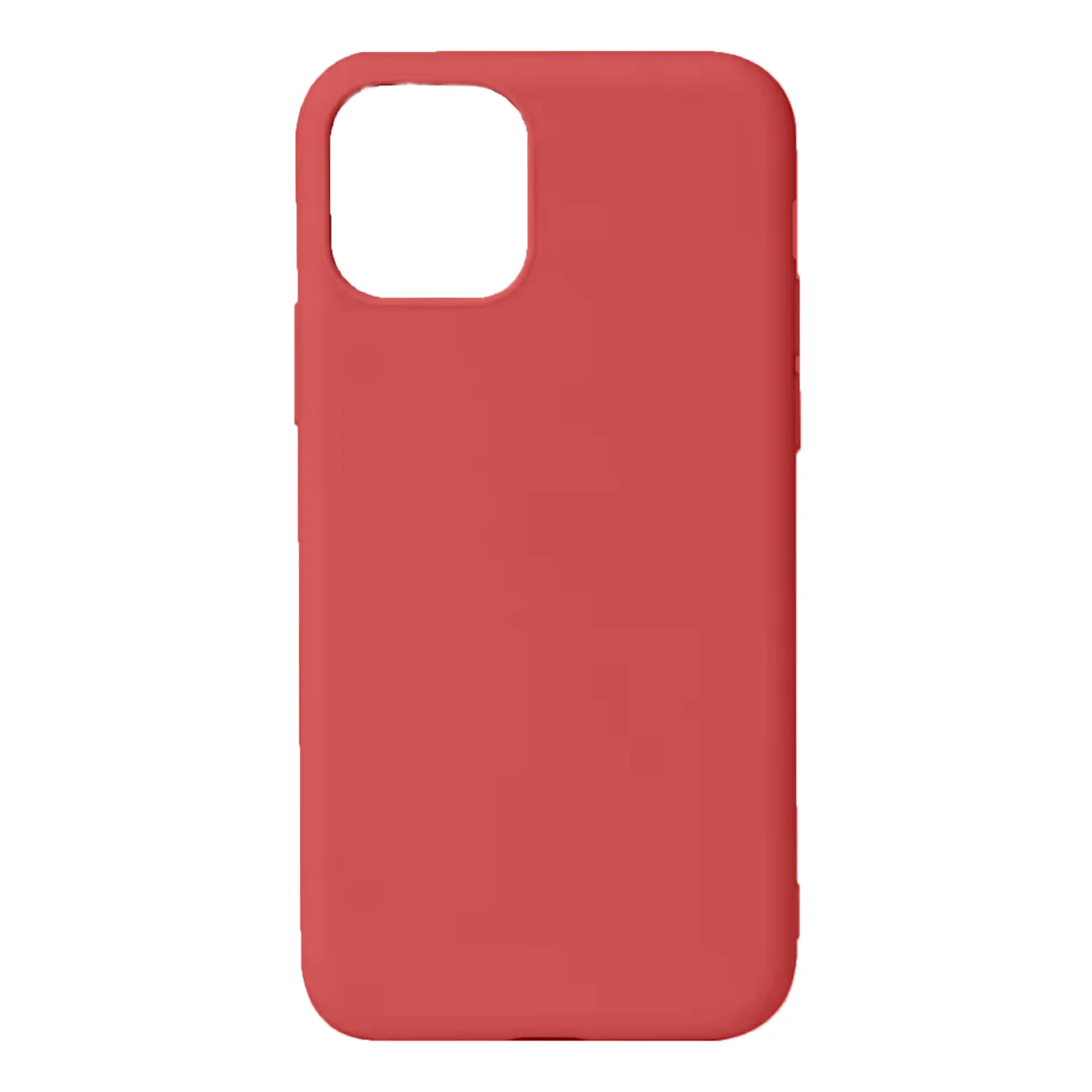 IPH 17 SILICONE CASE RED