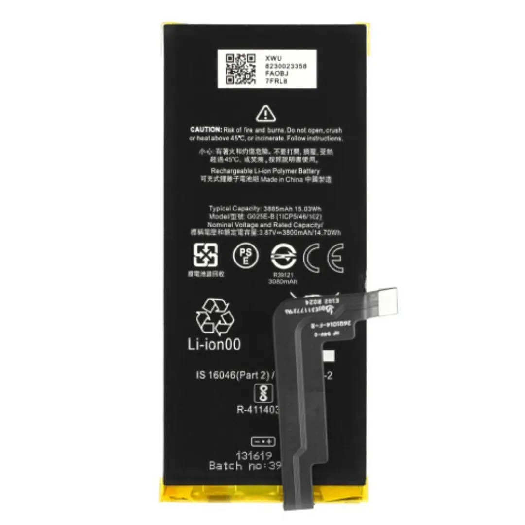 OEM BATTERY FOR GOOGLE PIXEL 4A 5G G025E-B