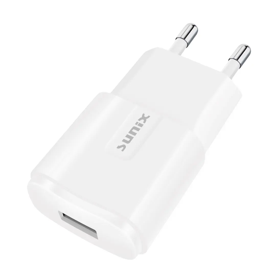 USB Ladegerät 2A Schnellladegerät Adapter Netzteil Smartphone Weiß