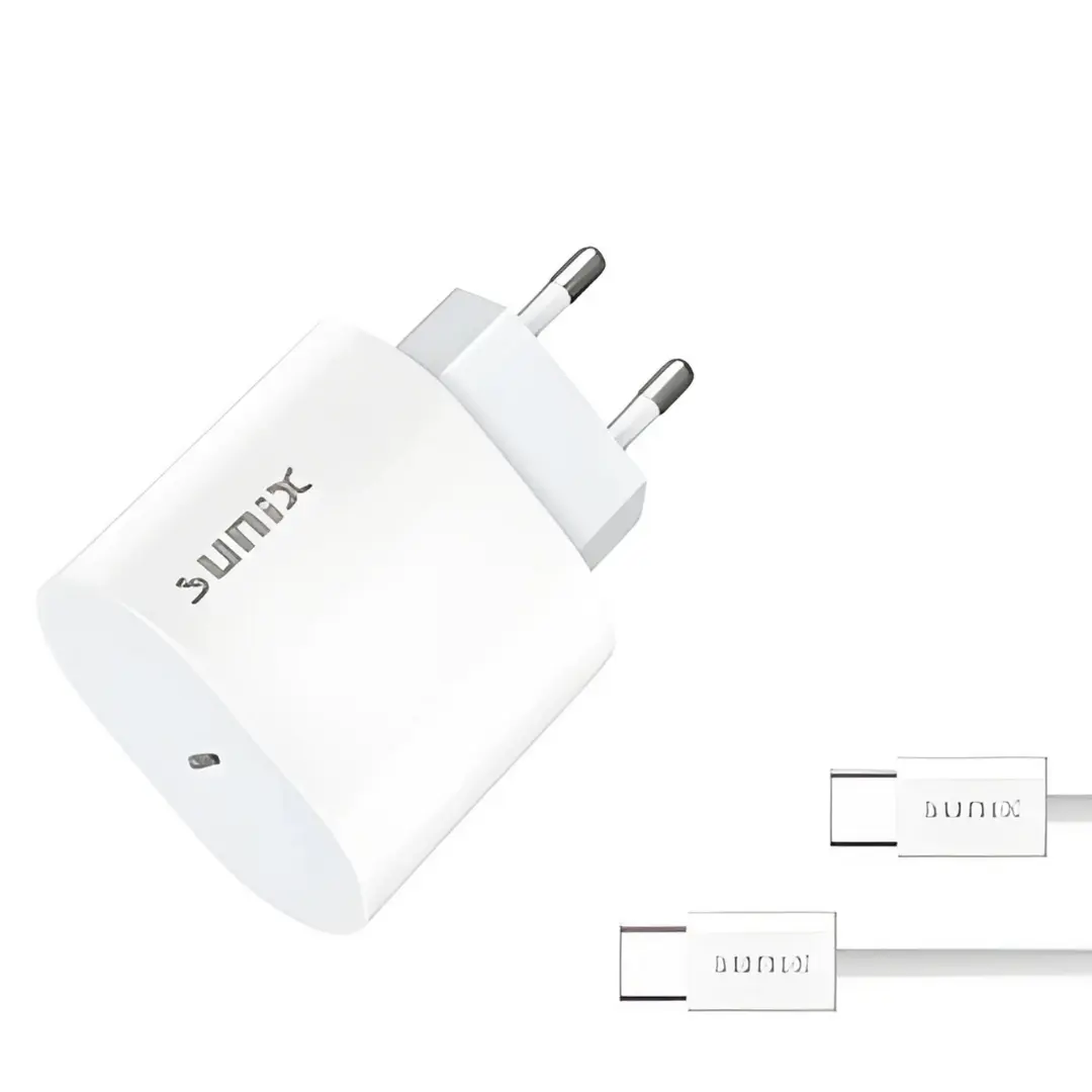 30W USB-C Ladegerät Set mit Kabel Fast Charger PD GaN Type-C auf Type-C
