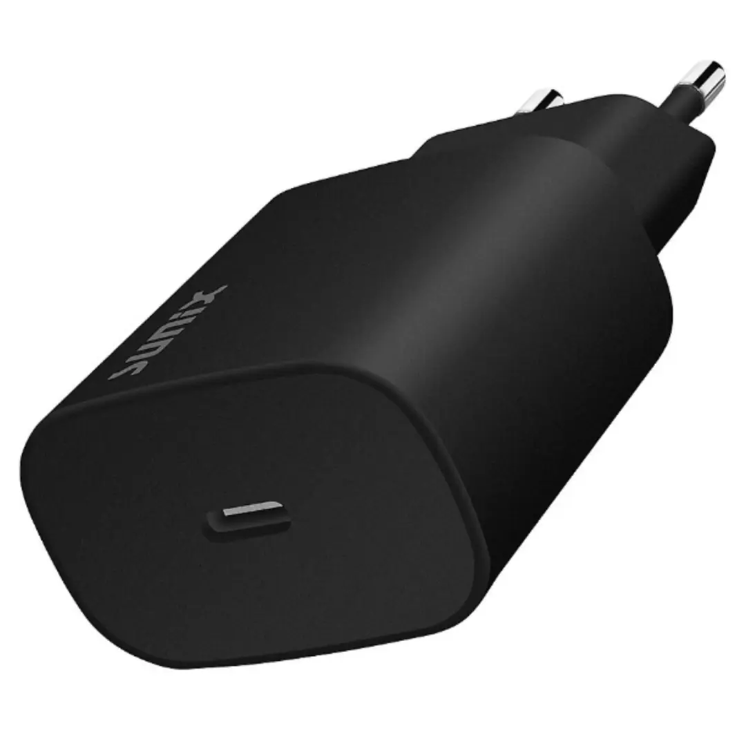 25W USB-C Ladegerät Fast Charger PD Netzteil Samsung iPhone Adapter Schwarz