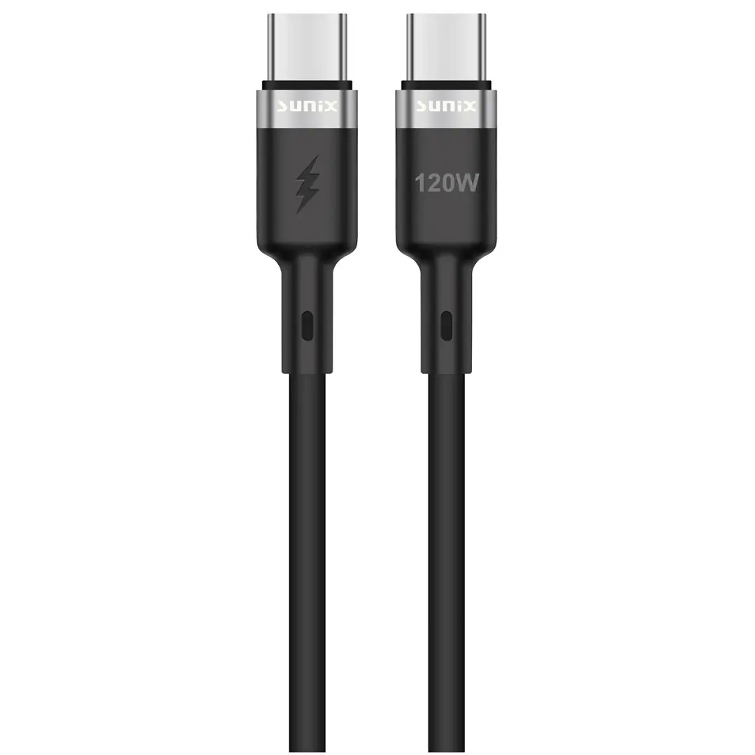 Sunix SC120 USB C Kabel 120W Schnellladekabel Type C auf Type C Fast Charge