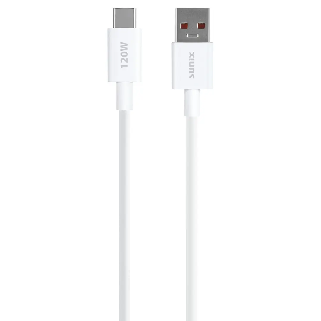 Sunix SC200 USB C Kabel 120W Schnellladekabel USB A auf Type C Fast Charge