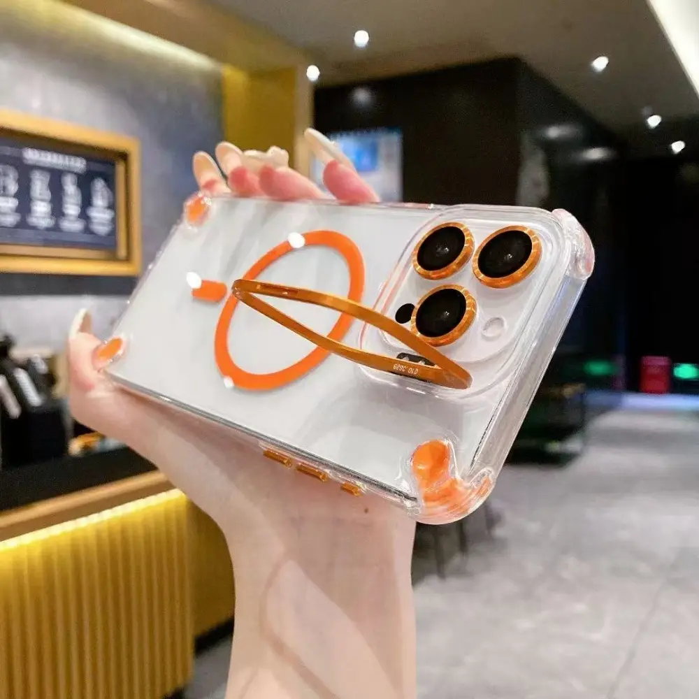 SUNIX SHOWY MAGSAFE CASE FOR IPHONE 17 PRO MAX ORANGE