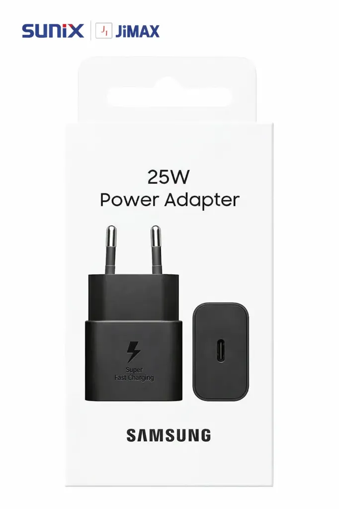 Samsung 25W USB-C Adapter EP-T2510 Black OEM (Retail)USB CABLE